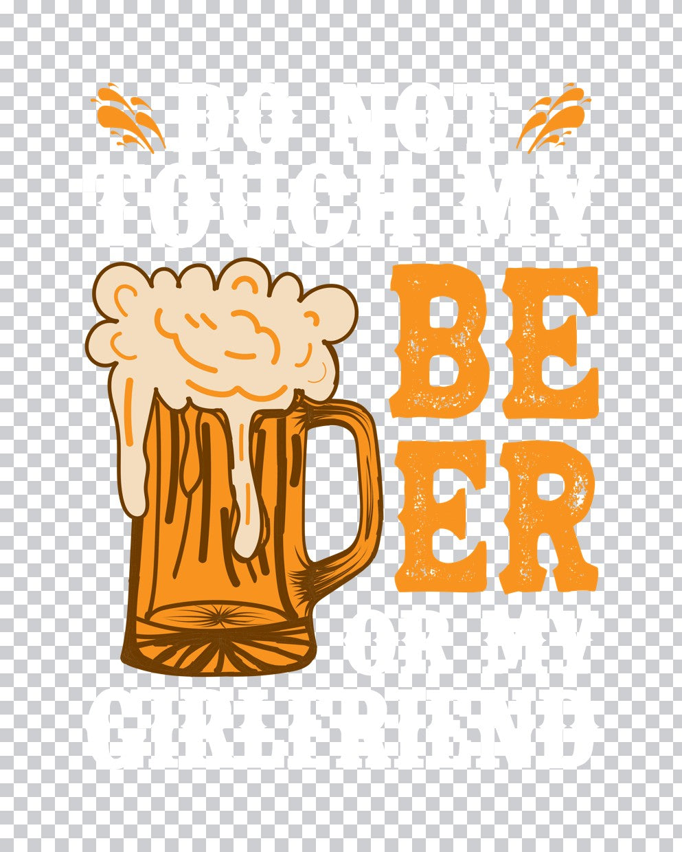 Beer Mug Graphic DTF Transfer
