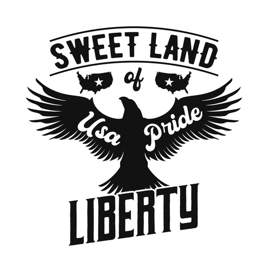 Sweet Land Of Liberty Eagle DTF Transfer