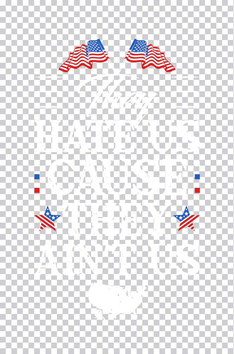 Patriotic Stars And Flags DTF Transfer