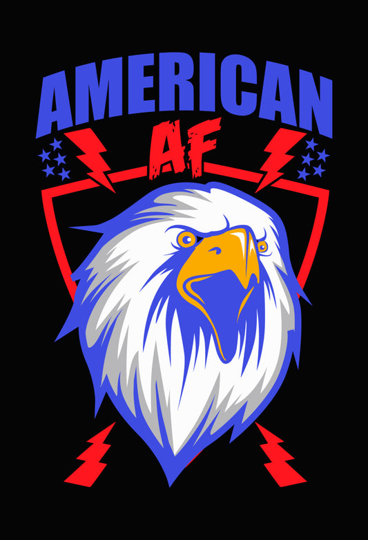American AF Eagle Shield DTF Transfer