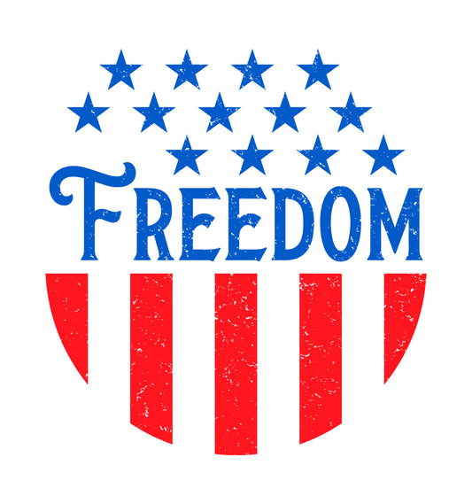 Freedom Stars And Stripes DTF Transfer