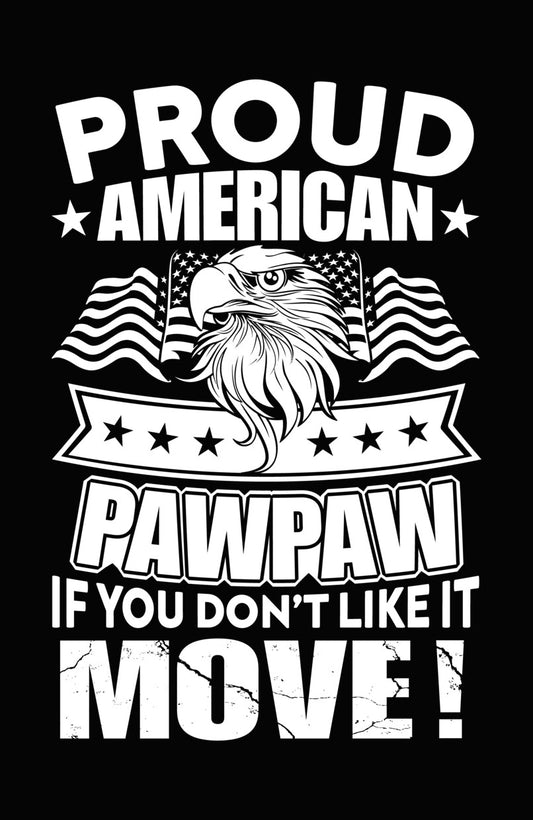 American Flag Eagle DTF Transfer
