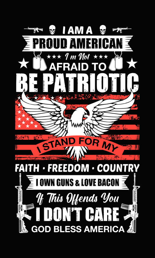 I Stand For My Country DTF Transfer