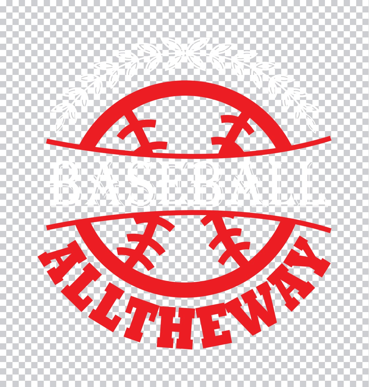 Baseball All The Way DTF Transfer