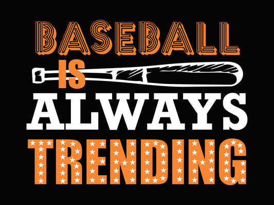 Baseball Is Trending DTF Transfer