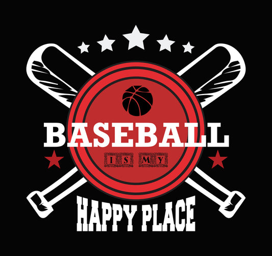 Baseball Is My Life Badge DTF Transfer