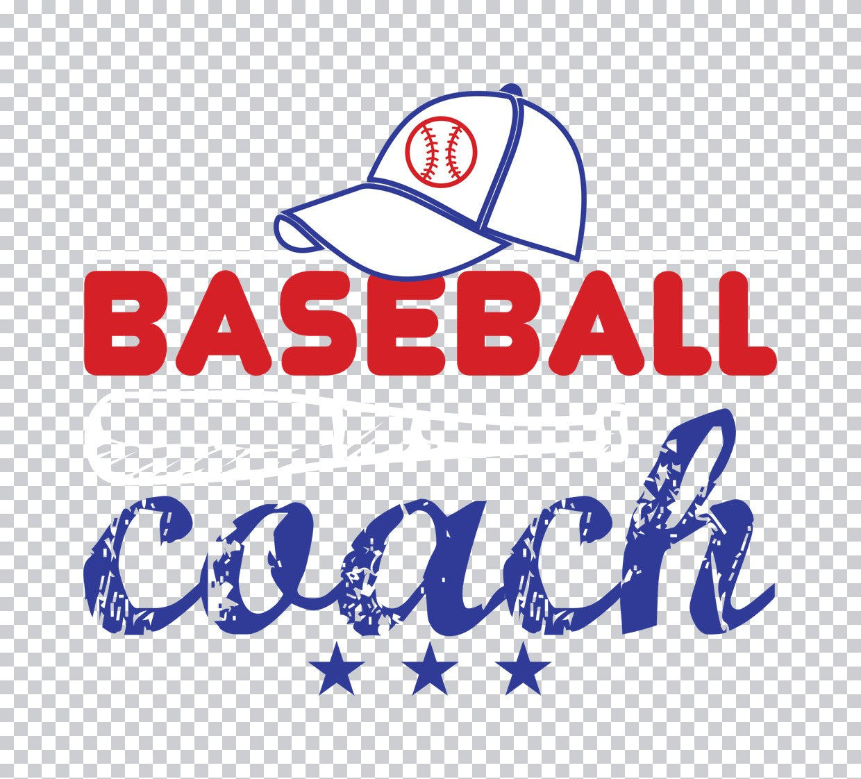 Baseball Coach Graphic DTF Transfer
