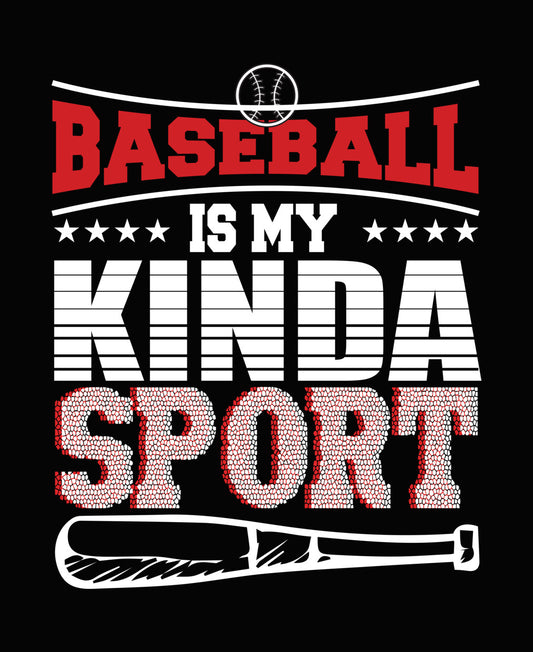 Baseball Sport Text DTF Transfer