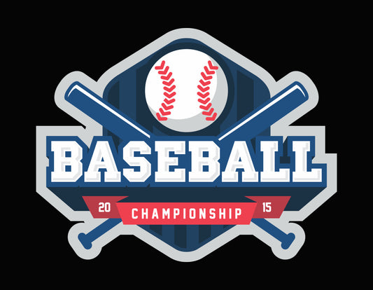 Baseball Championship 2015 Emblem DTF Transfer
