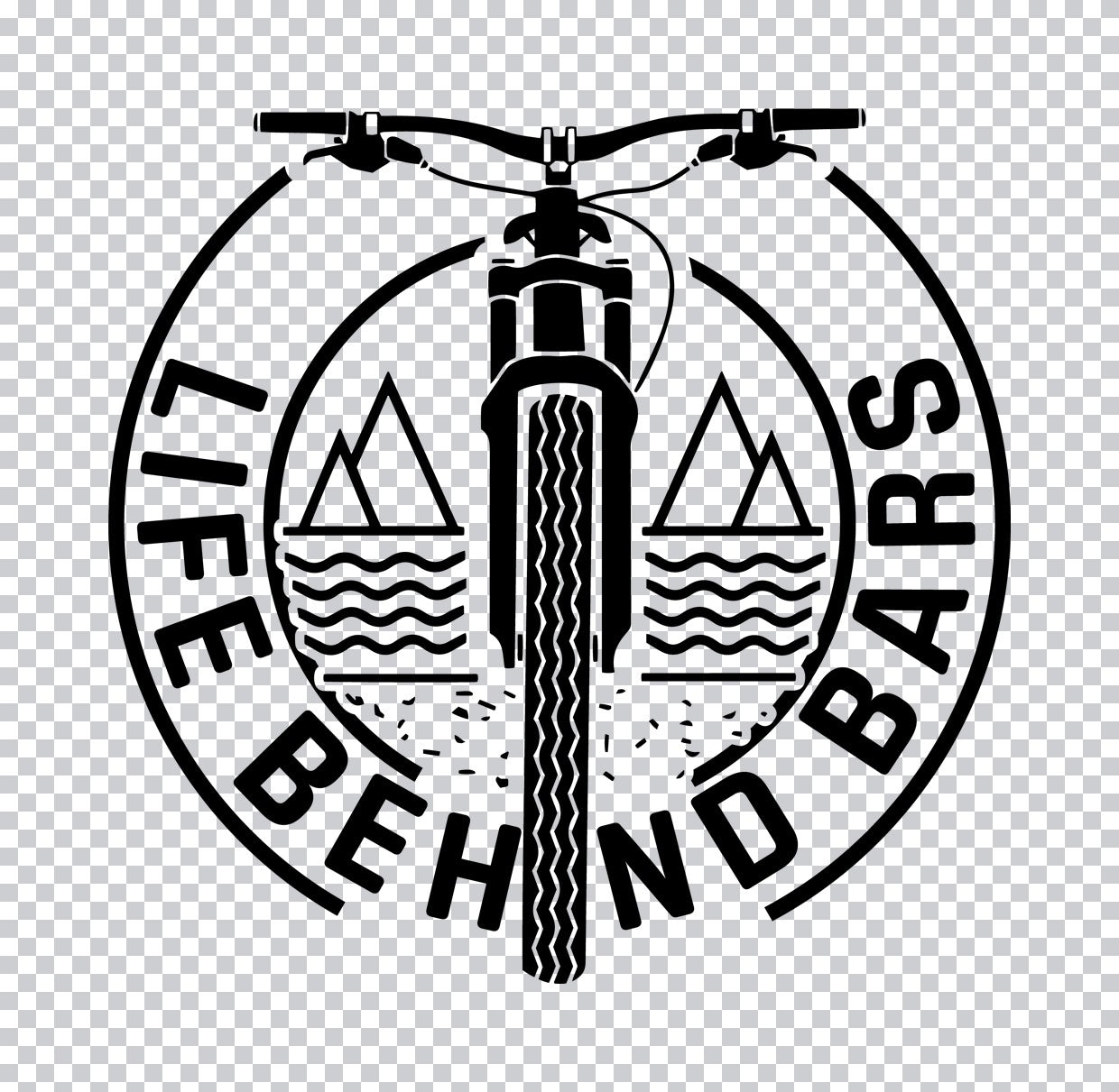 Life Behind Bars Mountain Bike DTF Transfer
