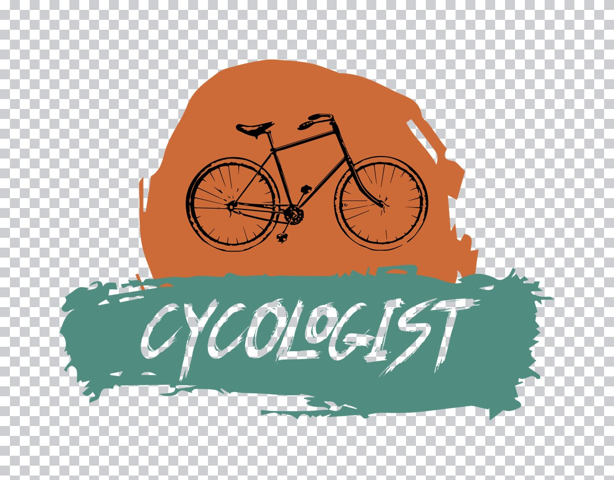 Cycologist Retro Sunset DTF Transfer