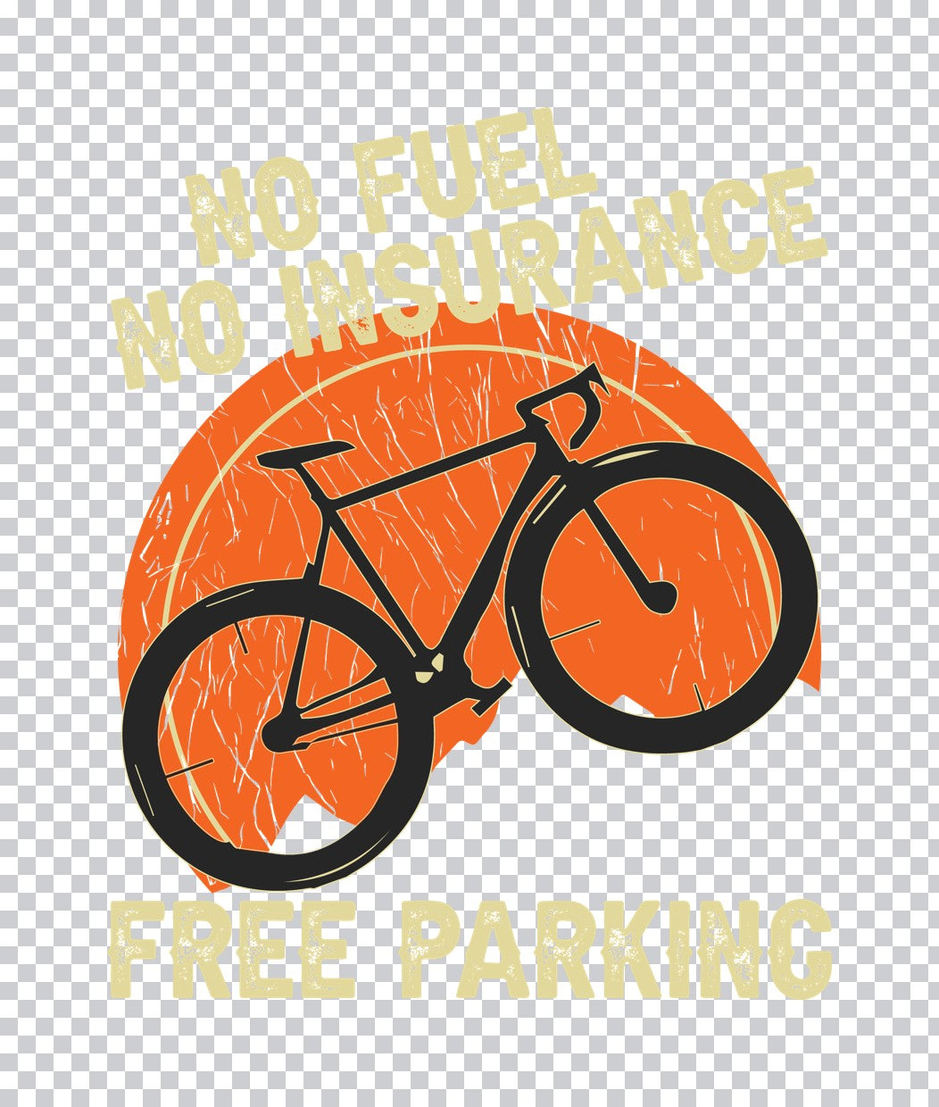 No Fuel No Insurance Free Parking DTF Transfer