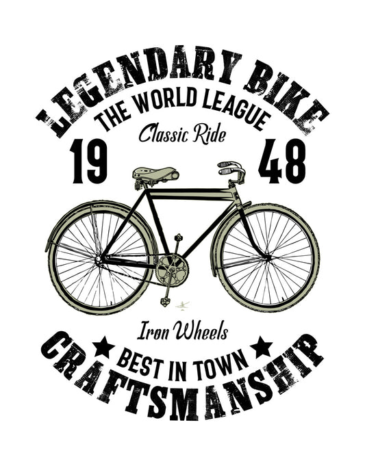 Legendary Bike Classic Ride DTF Transfer