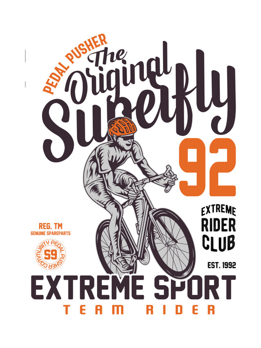 Original Superfly Extreme Cycling DTF Transfer