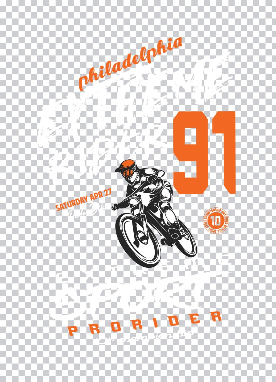 Philadelphia Pro Rider BMX DTF Transfer