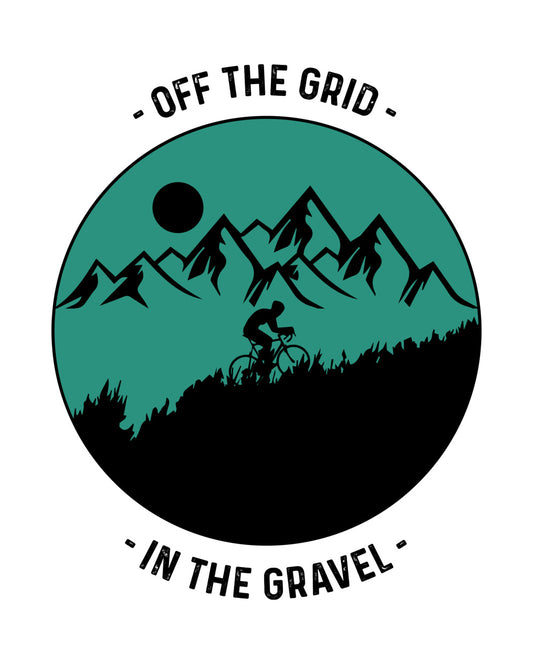 Off the Grid Gravel Cycling DTF Transfer