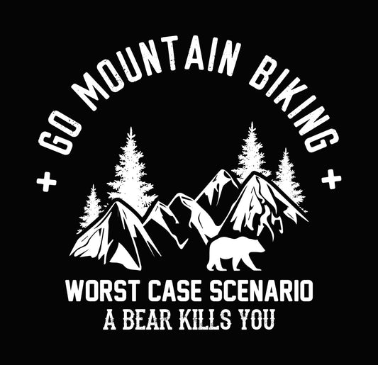 Mountain Bike Gear Retro Design DTF Transfer