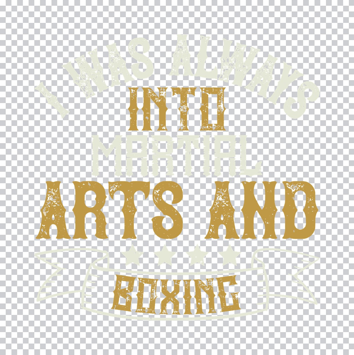 Martial Arts And Boxing DTF Transfer