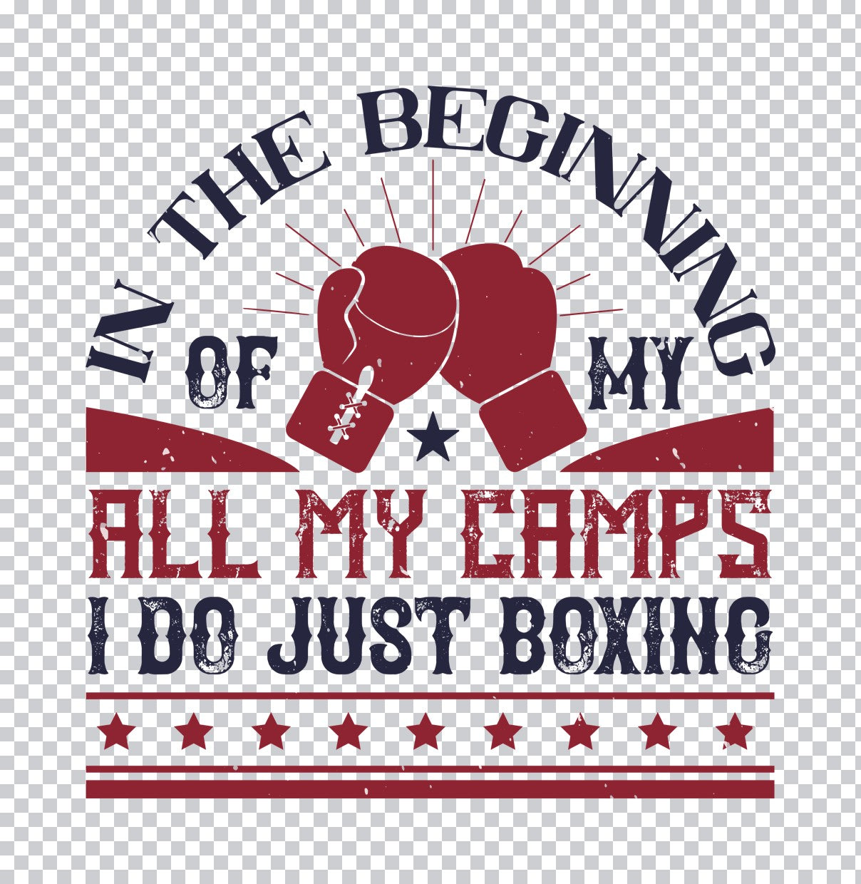 Boxing Training Camp DTF Transfer