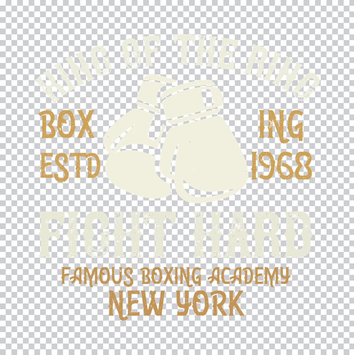 King Of The Ring Boxing Academy DTF Transfer
