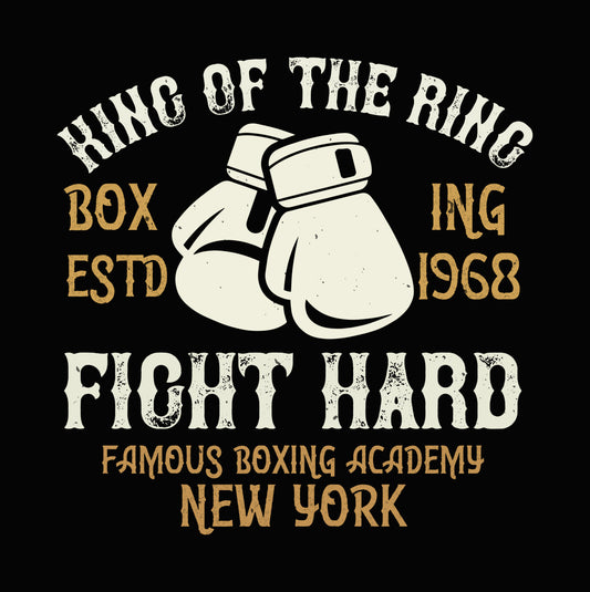 King Of The Ring Boxing Academy DTF Transfer