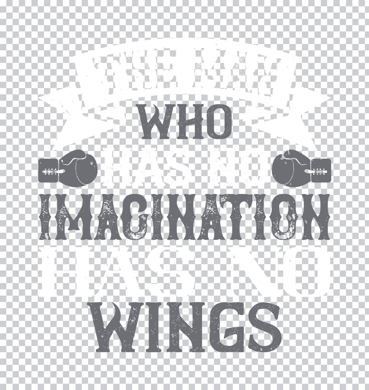 Boxing Imagination Wings DTF Transfer