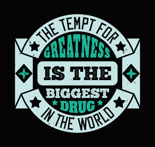 Greatness Boxing Quote DTF Transfer