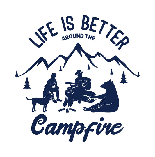 Life Around The Campfire DTF Transfer