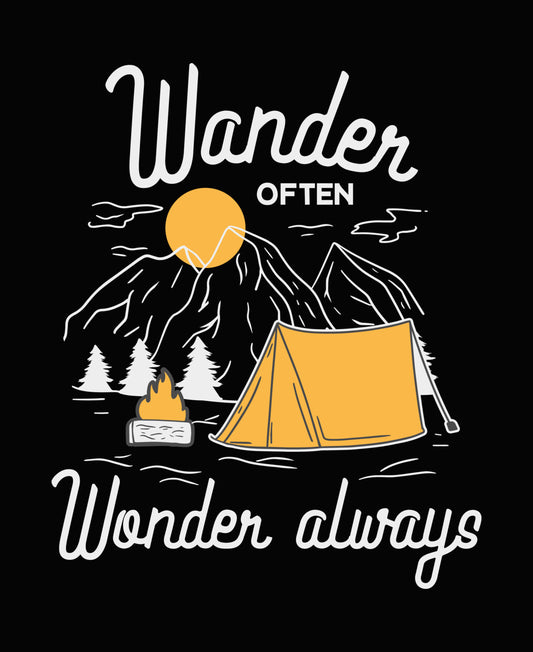 Wander Often Wonder Always DTF Transfer