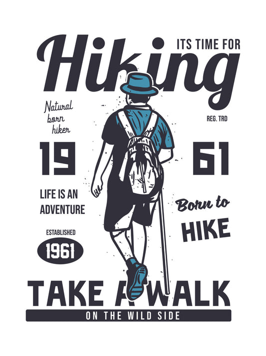 Vintage Hiking Adventure DTF Transfer