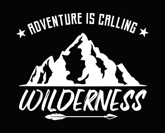 Camping Adventure Mountain Scene DTF Transfer