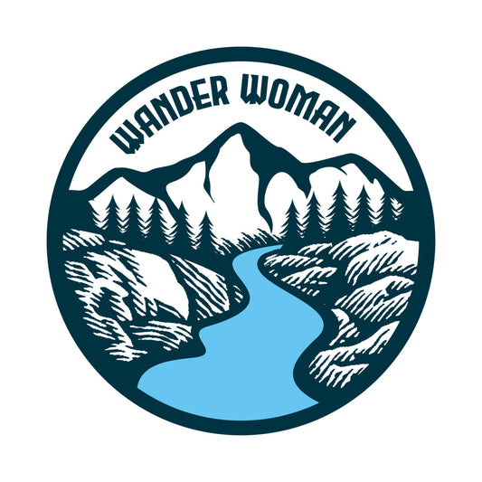 Wander Woman Mountain River DTF Transfer