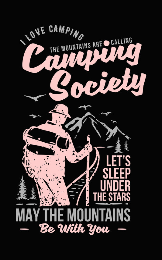 Camping Society Mountain Explorer DTF Transfer