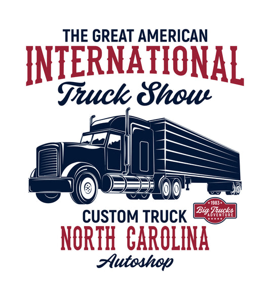 International Truck Show Big Rig DTF Transfer