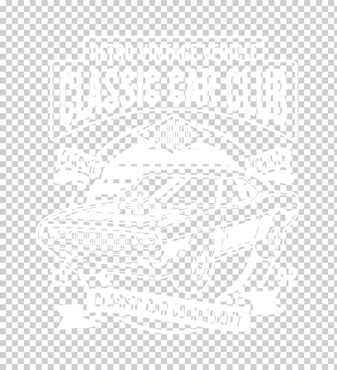 Vintage Muscle Car DTF Transfer