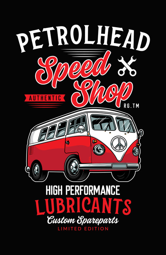Speed Shop Vintage Van DTF Transfer
