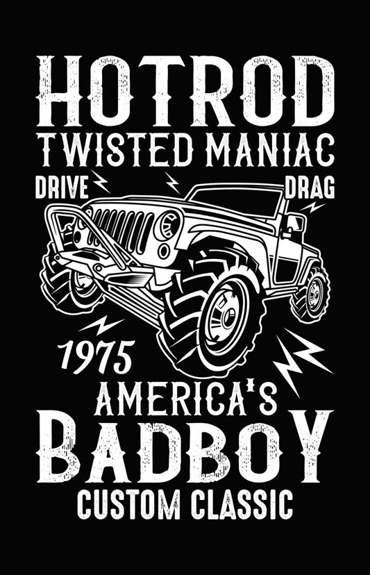 Vintage Muscle Car DTF Transfer
