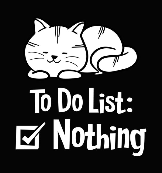 Sleeping Tabby Cat DTF Transfer