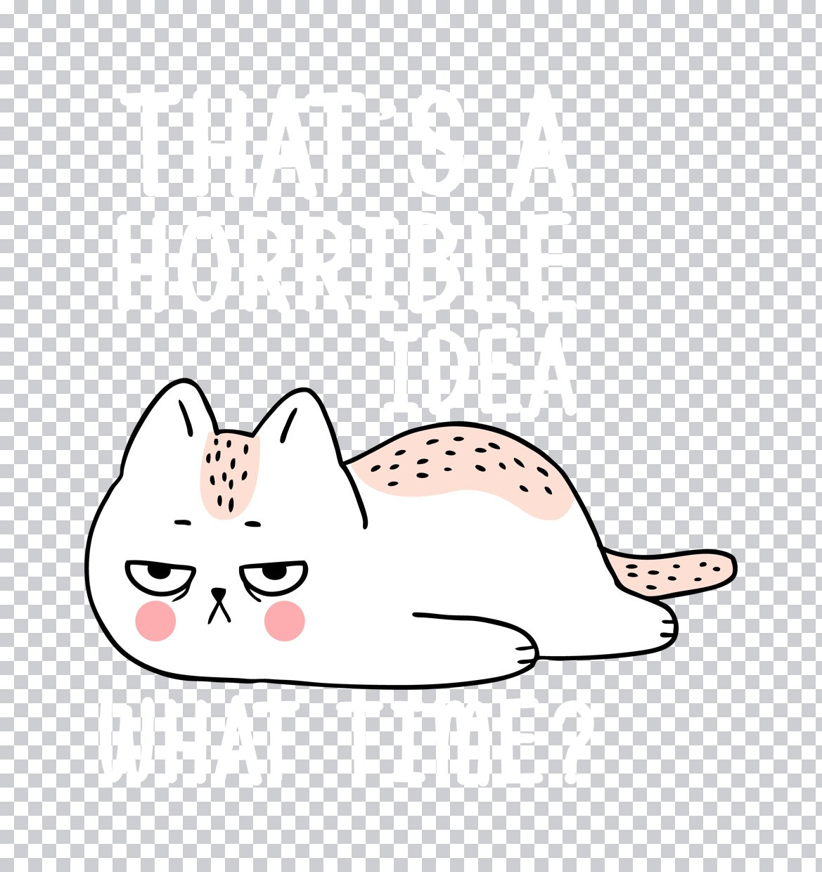 Grumpy Cat DTF Transfer