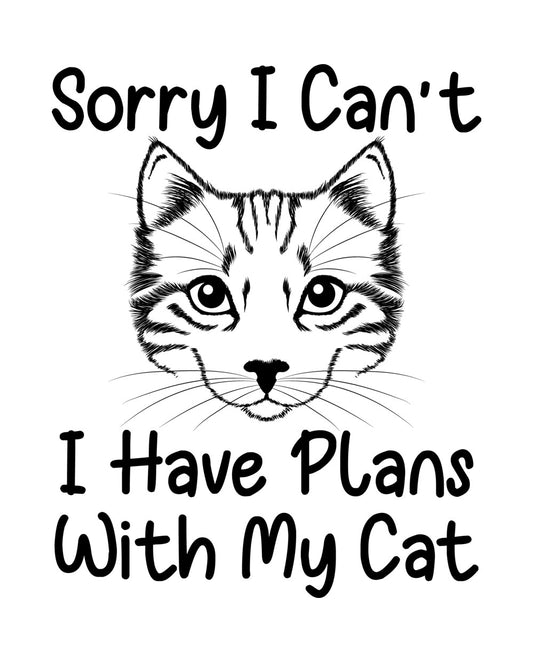 I Came I Purred I Conquered Sphynx Cat DTF Transfer