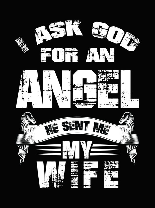 He Sent Me Vintage Scroll DTF Transfer