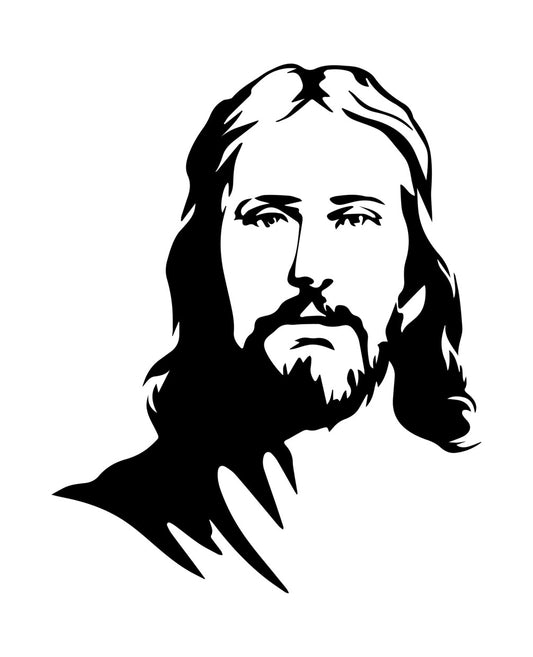 Portrait Of Jesus DTF Transfer