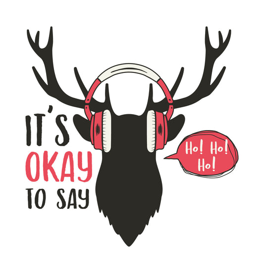 Music Loving Deer DTF Transfer