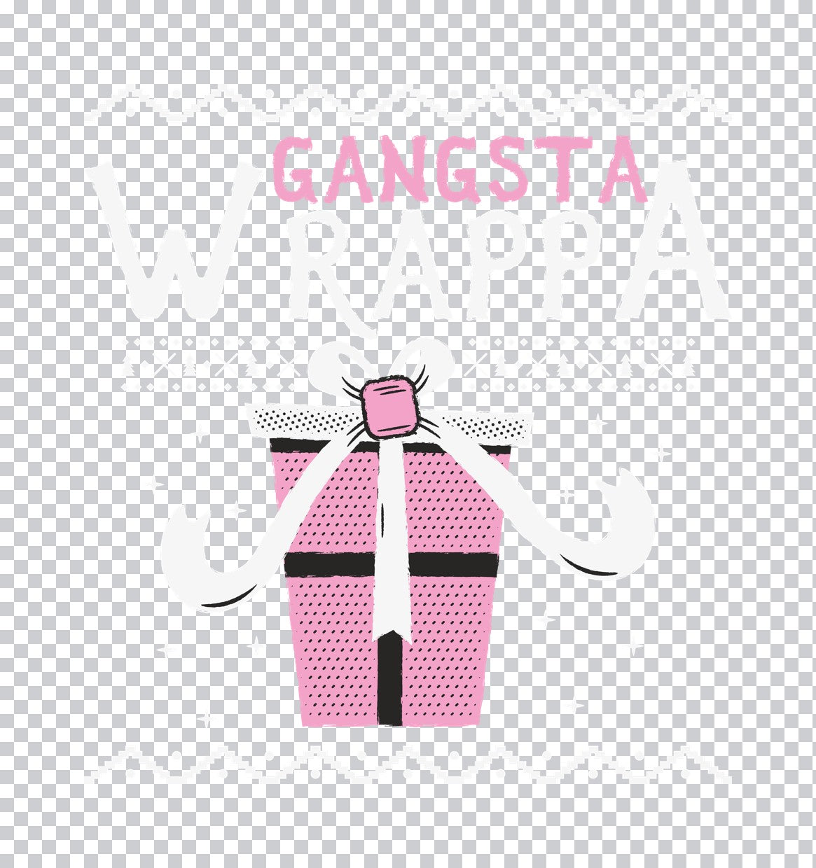 Gangsta Wrappa Gift DTF Transfer
