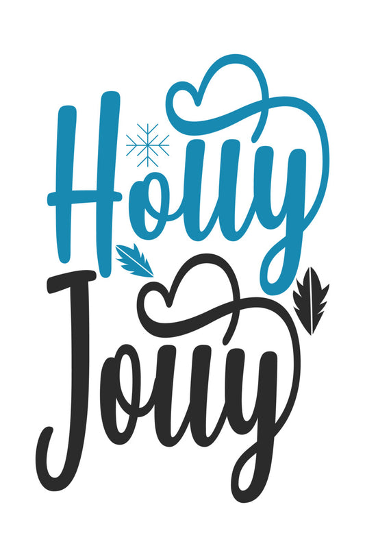 Holly Jolly Christmas DTF Transfer
