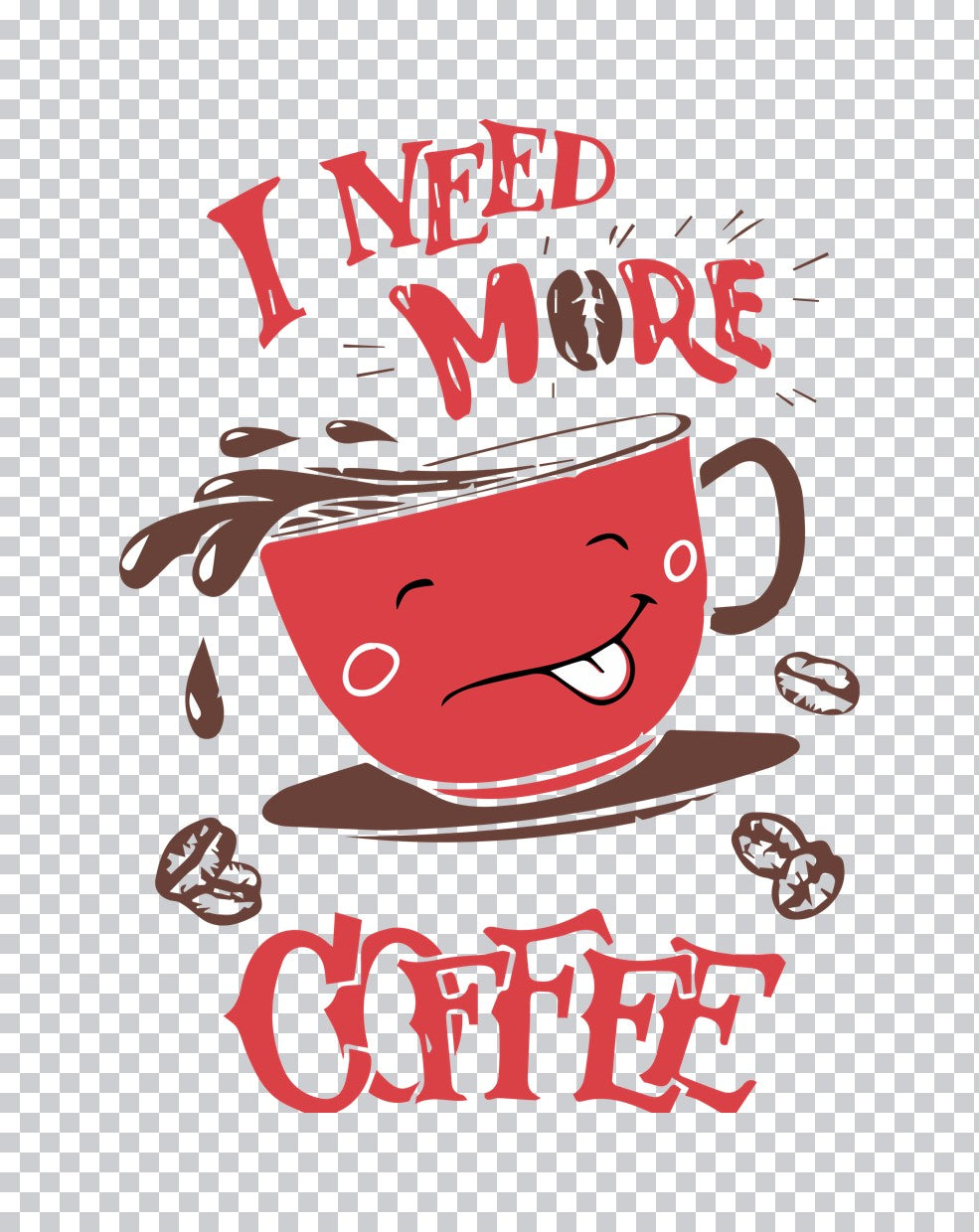 All I Need Is Coffee and Camera DTF Transfer