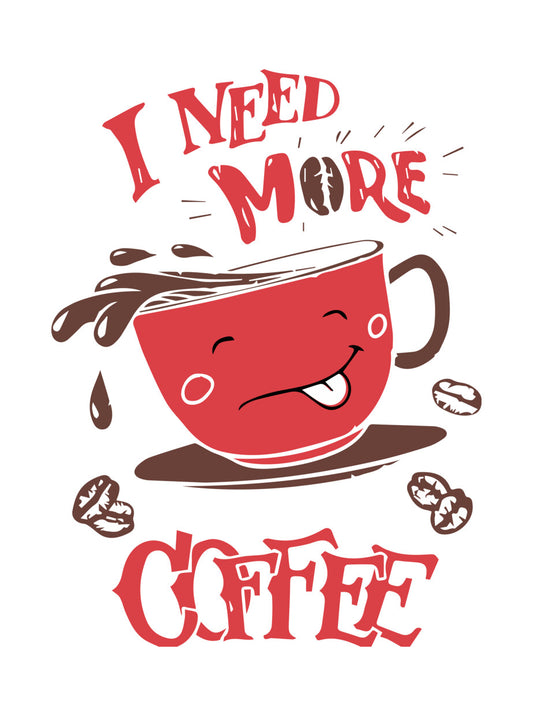 All I Need Is Coffee and Camera DTF Transfer