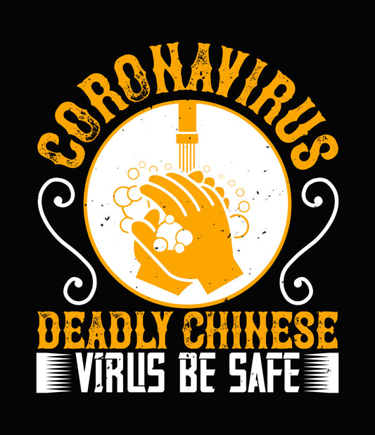 Coronavirus Hand Washing Safety DTF Transfer