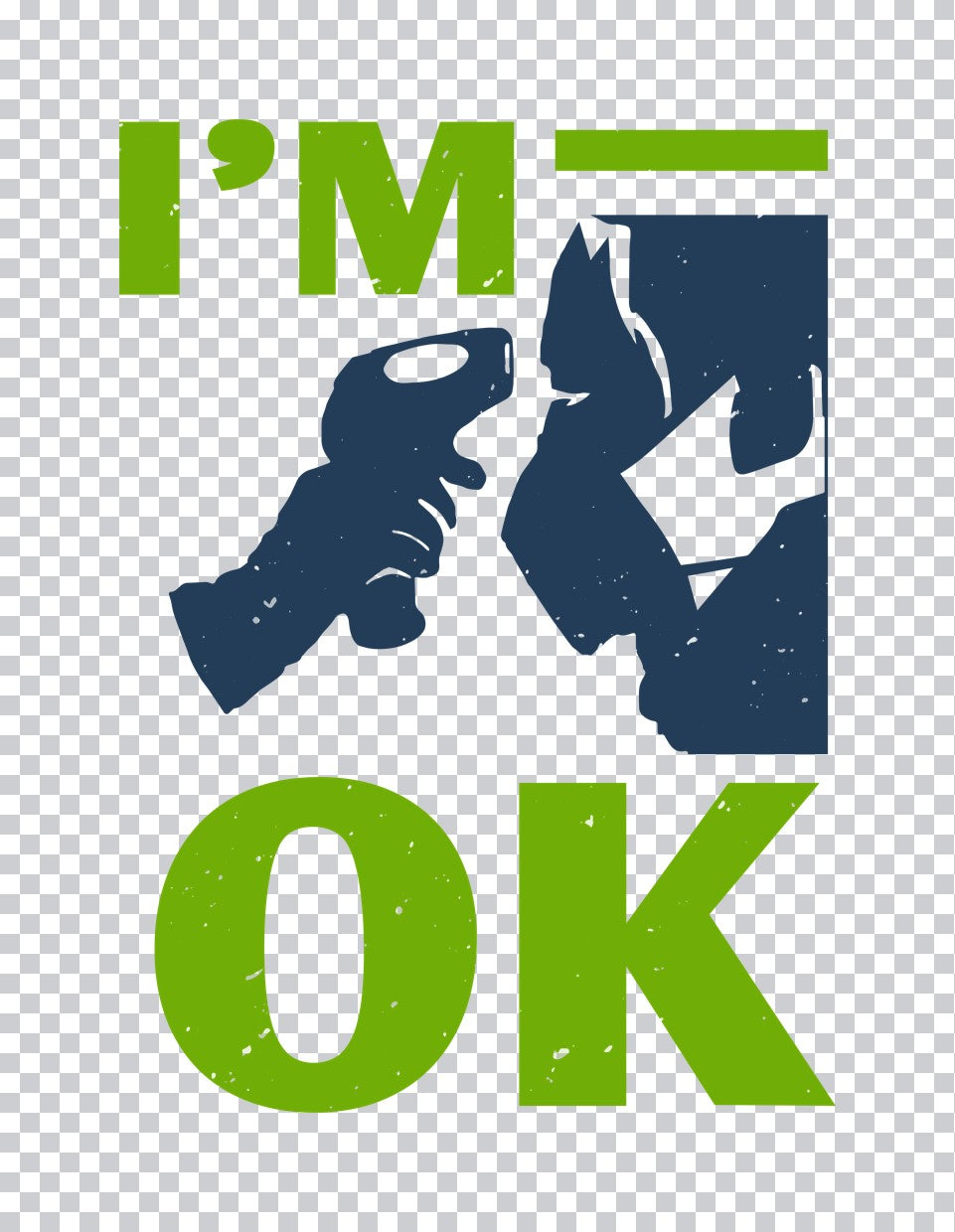 I'm OK Temperature Check DTF Transfer