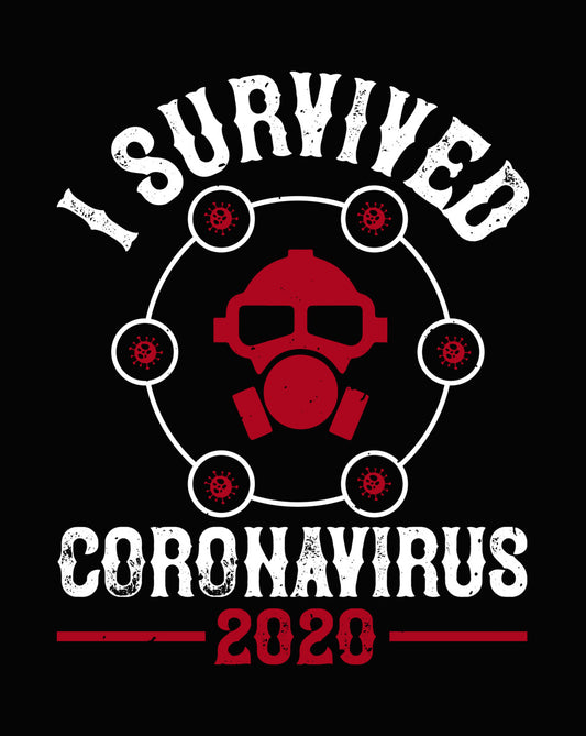 I Survived Coronavirus 2020 Globe DTF Transfer